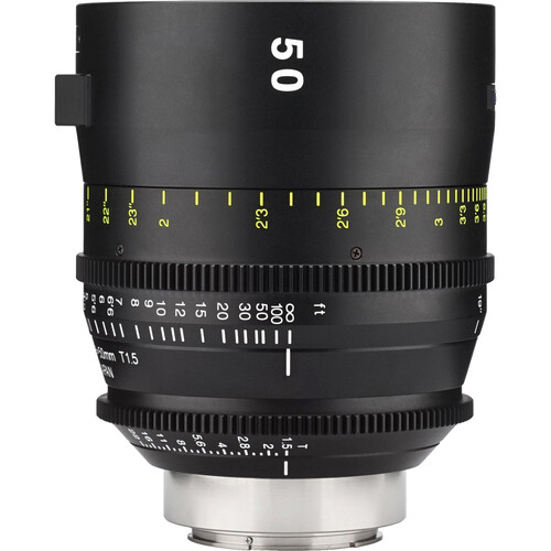 Tokina 50mm T1.5 Cinema Vista Prime Lens (EF Mount Focus Scale in Feet)