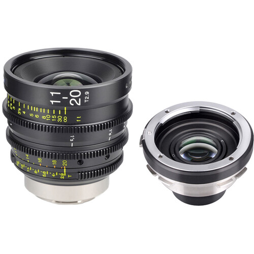 Tokina Cine ATX 11-20mm T2.9 Lens with 1.6x EF to PL Expander (Canon EF to ARRI PL)