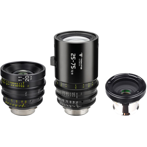 Tokina ATX 11-20mm & 25-75mm Zoom Kit with 1.6x Expander (ARRI PL to Sony E)