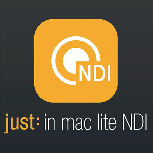 ToolsOnAir just:in mac lite NDI Capture/8-Channel Software (1 Application License NDI Sources Only)