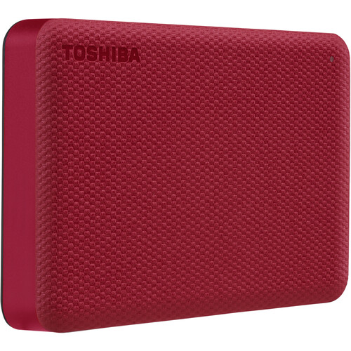 Toshiba 1TB Canvio Advance USB-A 3.2 Gen 1 Portable Hard Drive (Red)
