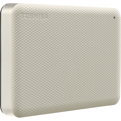 Toshiba 4TB Canvio Advance USB-A 3.2 Gen 1 Portable Hard Drive (White)