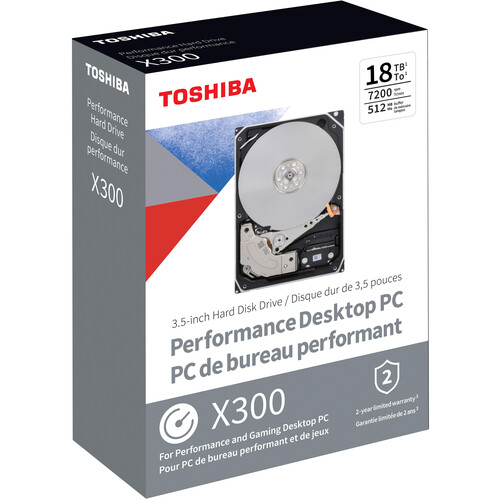 Toshiba 18TB X300 Performance 3.5