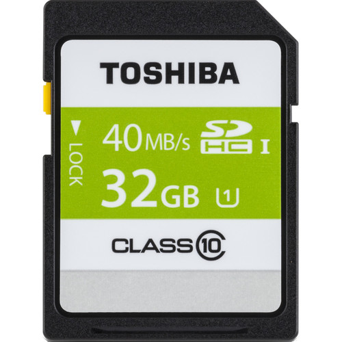 Toshiba 32GB UHSI SDHC Memory Card (Class 10) PFS032U2DCK B&H