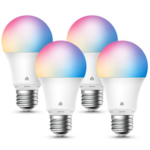 TP-Link KL125 Kasa Smart Wi-Fi Light Bulb (Multicolor 4-Pack)
