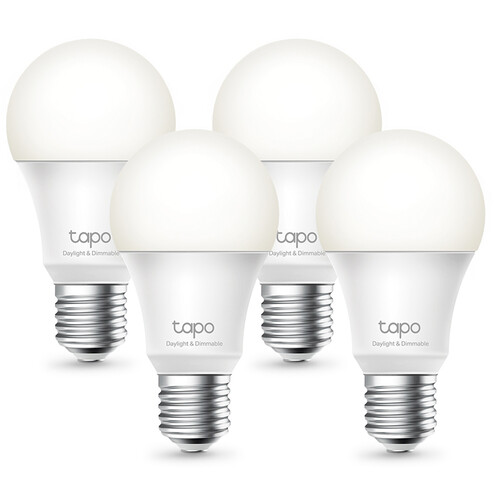 TP-Link Tapo L520E Smart Wi-Fi Light Bulb (Daylight 4-Pack)