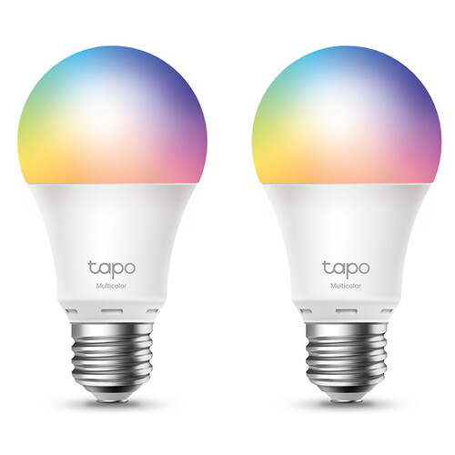 TP-Link Tapo L530E Smart Wi-Fi Light Bulb (Multicolor 2-Pack)