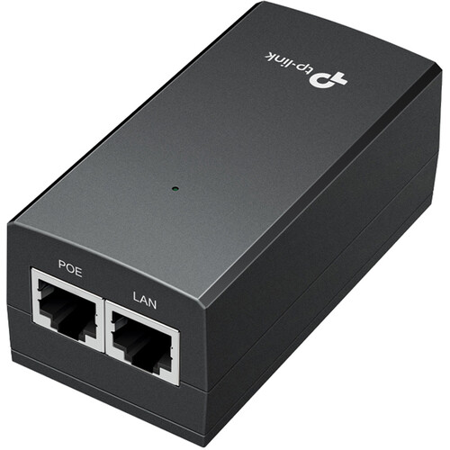 TP-Link TL-PI4818G 2-Port Gigabit 18W 48 VDC Passive PoE Injector