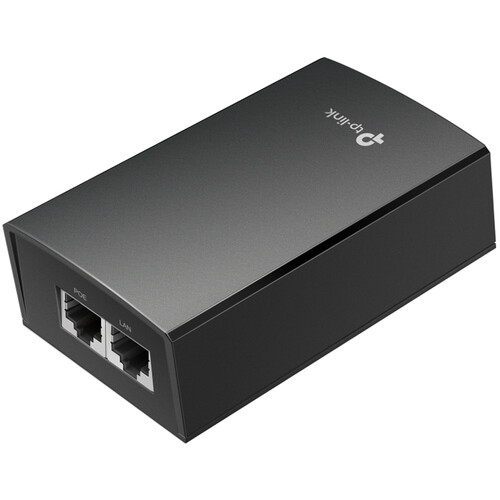 TP-Link TL-PI4824G 2-Port Gigabit 24W 48 VDC Passive PoE Injector