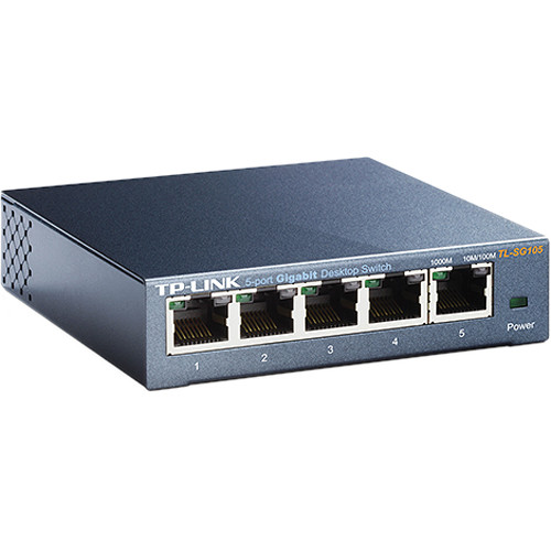 TP-Link TL-SG105 5-Port 10/100/1000 Mb/s Desktop Switch