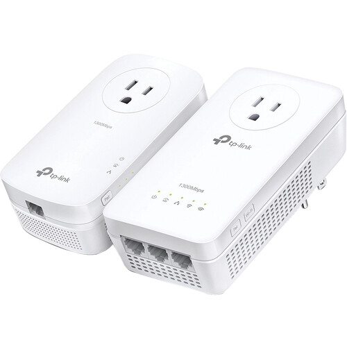 TP-Link TL-WPA8631P AV1300 Gigabit Passthrough Powerline AC1200 Wi-Fi Kit