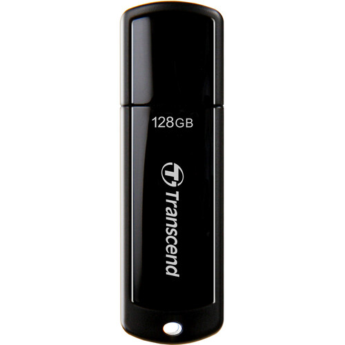 Transcend 128GB JetFlash 700 USB 3.1 Gen 1 Flash Drive (Black)