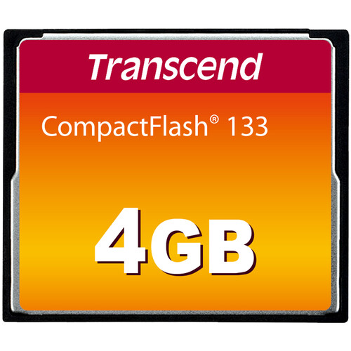 Transcend 4GB 133 UDMA 4 CompactFlash Memory Card
