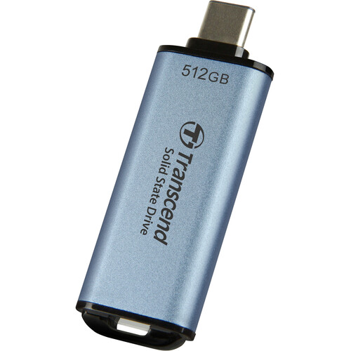 Transcend 512GB ESD300 USB 3.2 Gen 2 Portable SSD (Sky Blue)