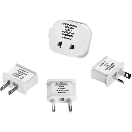 travel smart converter adapter white