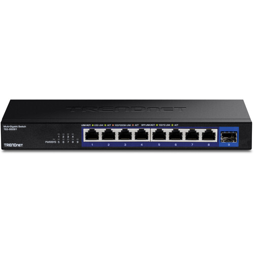 TRENDnet TEG-S5091 8-Port 2.5G Unmanaged Network Switch