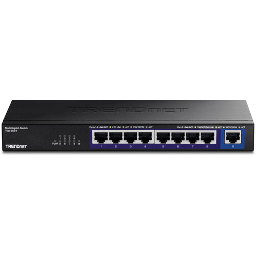 TRENDnet TEG-S591 9-Port Multi-Gig Unmanaged Network Switch
