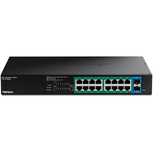 TRENDnet EdgeSmart TPE-TG182ES 16-Port Gigabit PoE+ Compliant Managed Network Switch