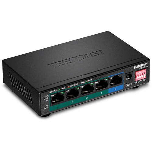 TRENDnet TPE-TG51g 5-Port Gigabit PoE+ C