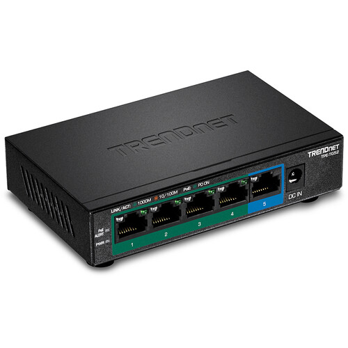 TRENDnet TPE-TG52 5-Port Gigabit PoE+ Co