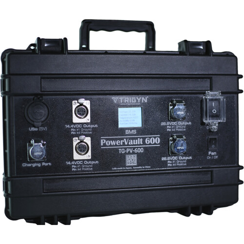 TRIGYN PowerVault 600Wh 14.4/28 VDC Rechargeable Li-Ion Block Battery