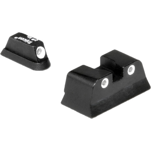 Trijicon Bright & Tough Night Sight for CZ 75 (Green Front Orange Rear Lamps) (White Outline Front and Rear)