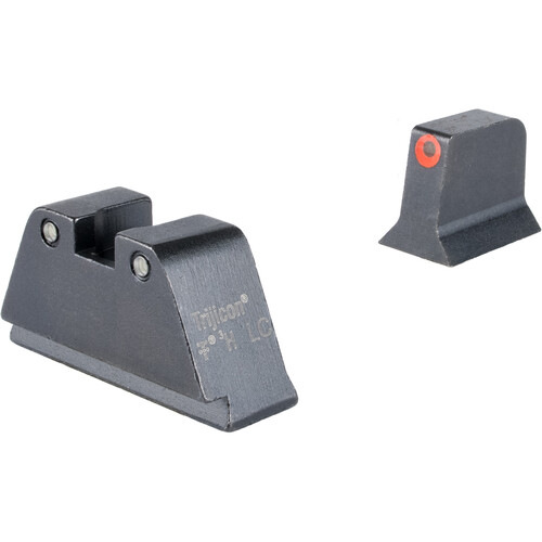 Trijicon Suppressor/Optic Sight Set for Glock Standard Frame (Orange Front Outline Black Rear)