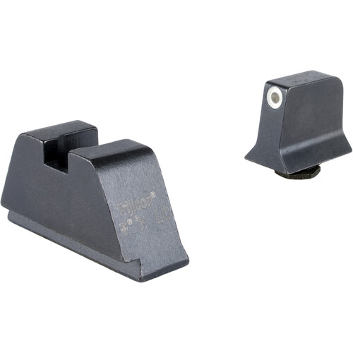 Trijicon Suppressor/Optic Sight Set for Glock Standard Frame (White Front Outline Non-Illuminated Rear)