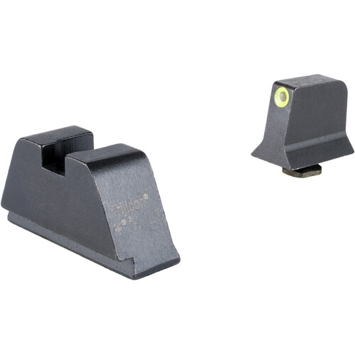 Trijicon Suppressor/Optic Sight Set for Glock Standard Frame (Yellow Front Outline Non-Illuminated Rear)