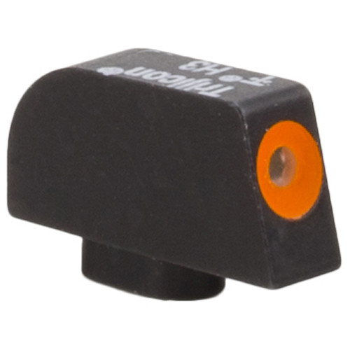 Trijicon HD XR Front Sight for Glock 9mm/40 Pistols (Orange Outline Disk Matte Black)