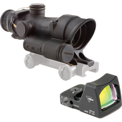 Trijicon TA02 4 x 32 LED ACOG Riflescope & RMO1 Red Dot