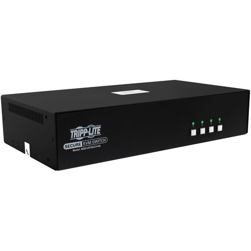 Tripp Lite 4-Port Dual-Head DisplayPort to DisplayPort Secure KVM Switch with CAC
