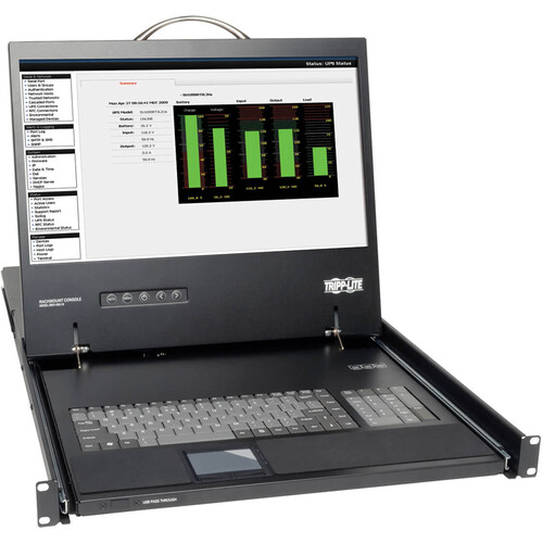 Tripp Lite 1U Rackmount Console with 19