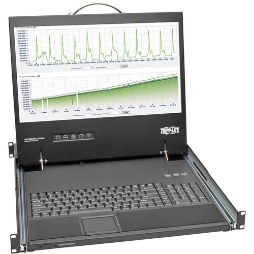 Tripp Lite 1U Rack-Mount Console with 19