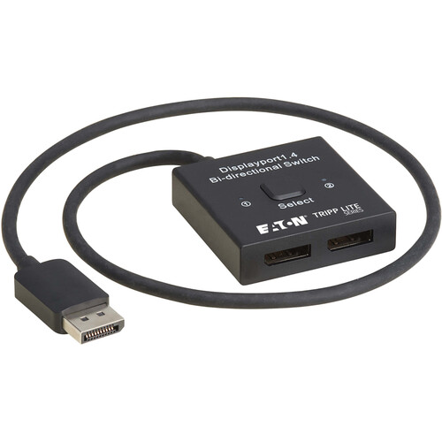 Tripp Lite 2x1 Bidirectional UHD 4K DisplayPort Switch