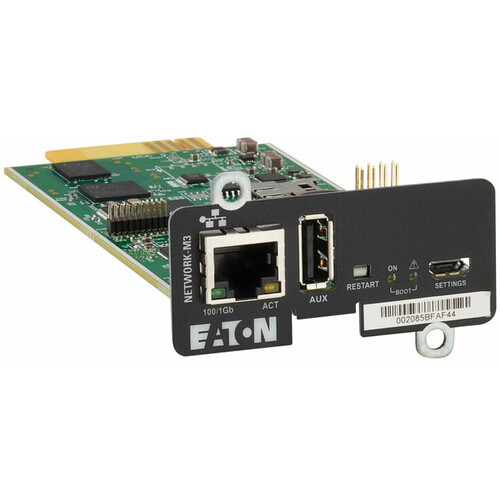 Tripp Lite Eaton Cybersecure Gigabit Network-M3 Card for UPS and PDU