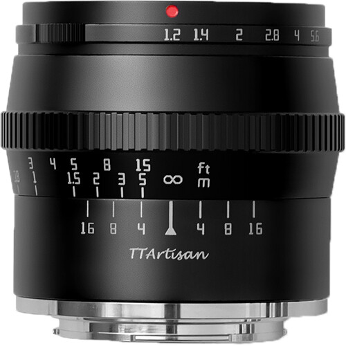 TTArtisan 50mm f/1.2 Lens for Micro Four Thirds (Black)