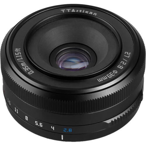TTArtisan 27mm f/2.8 Lens (FUJIFILM X Black)