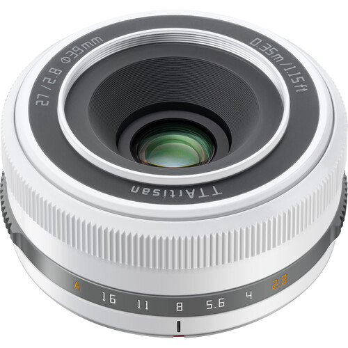 TTArtisan 27mm f/2.8 Lens (FUJIFILM X Polar White)