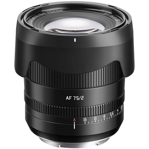 TTArtisan AF 75mm f/2 Lens (Sony E Black)