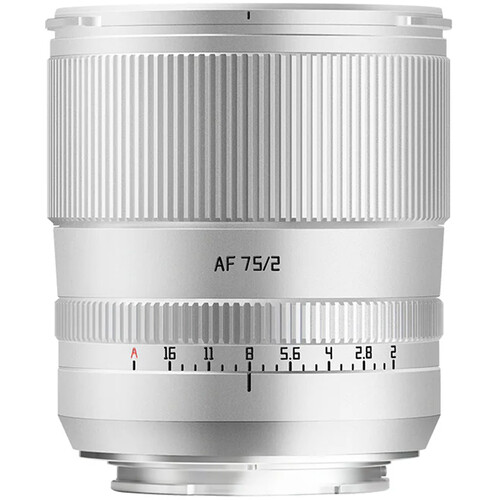 TTArtisan AF 75mm f/2 Lens (Sony E Silver)