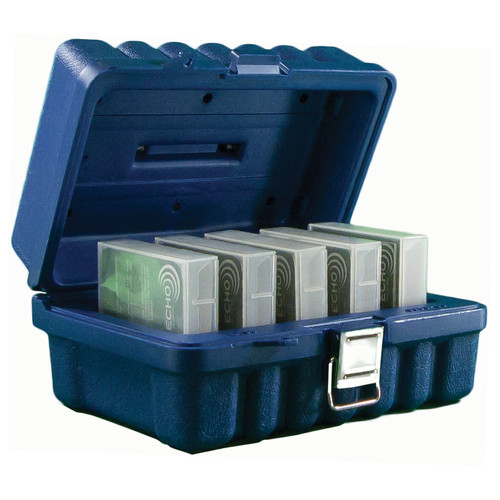 Turtle LTO Ultrium Compatible Case (5 Capacity Blue)