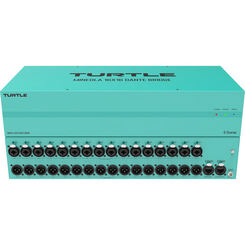 Turtle AV Mineola 16x16 Dante Audio Bridge