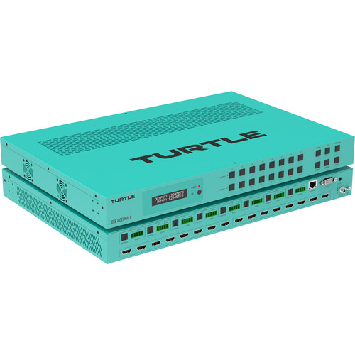 Turtle AV 8x8 4K60 Video Wall Matrix & Multiviewer