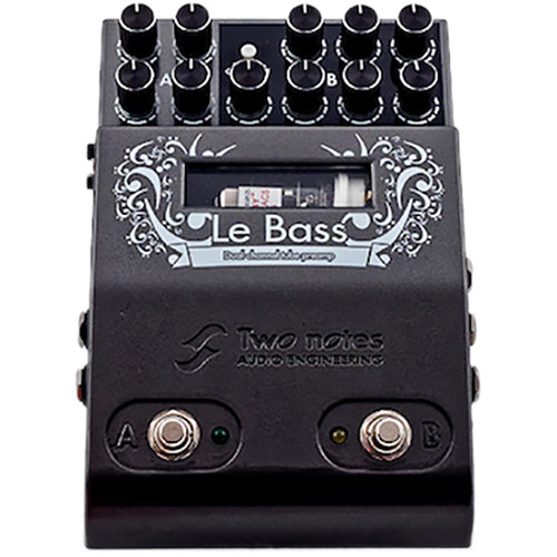 Two Notes Le Bass Two-Channel Tube-Driven Bass Preamp Pedal