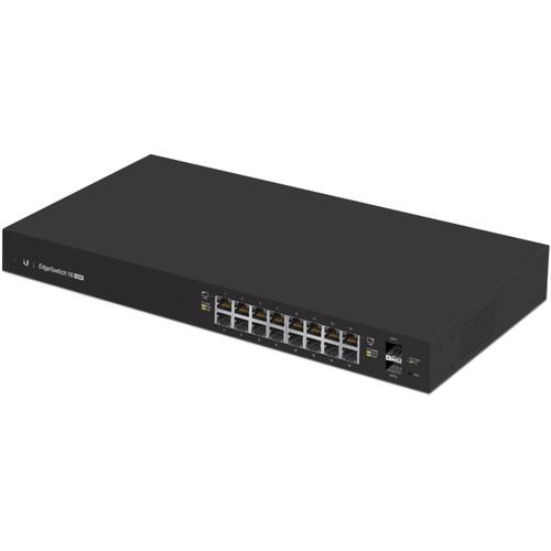 Ubiquiti EdgeSwitch 16-Port 150-Watt Managed PoE+ Gigabit Switch with SFP