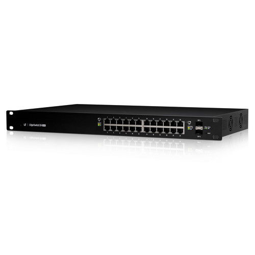 Ubiquiti EdgeSwitch 24-Port 250-Watt Managed PoE+ Gigabit Switch with SFP