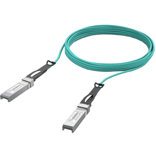 Ubiquiti Unifi 10G SFP+ Long-Range Direct Attach Fiber Optic Cable (Aqua 16.4')