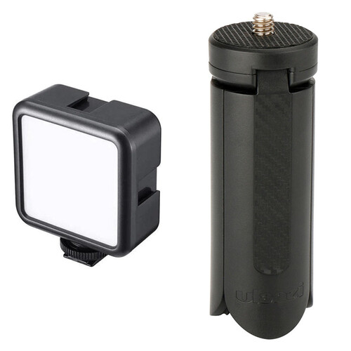 Ulanzi VL-49 Rechargeable Mini LED Light with MT-05 Mini Tripod Stand Kit