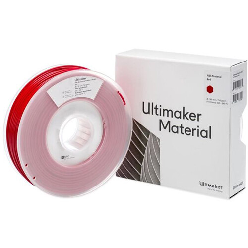 UltiMaker 2.8mm ABS Filament (0.75kg Red)